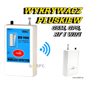 Wykrywacz podsłuchów RFD-9000 ( pluskwy GSM, GPS, Wi-FI )