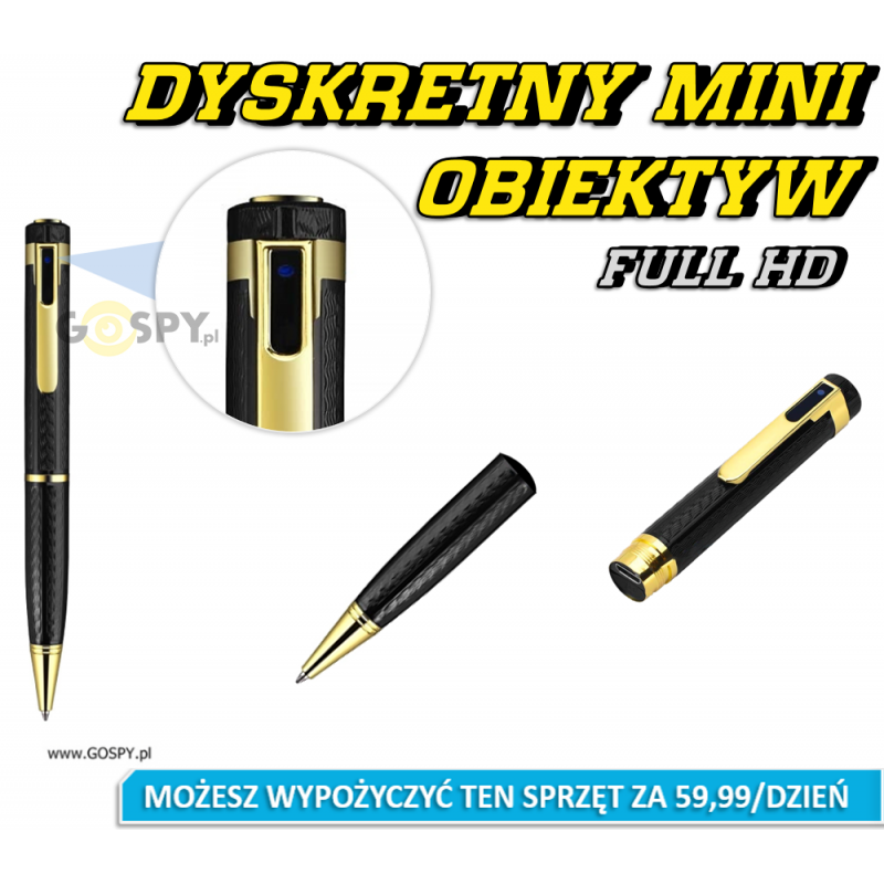 Elegancki Długopis FULL-HD DV7