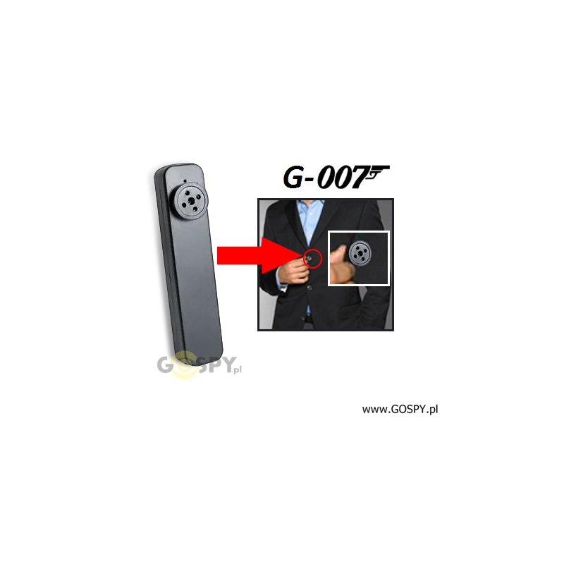 Guzik szpiegowski G-007 Guzik szpiegowski G-007