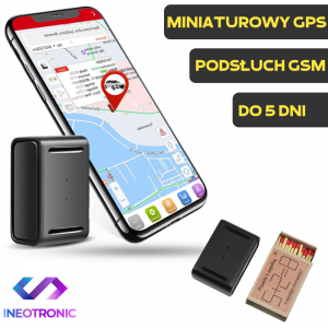 Mini Lokalizator GPS ML150 z Podsłuchem na żywo ( Hermetyczny)