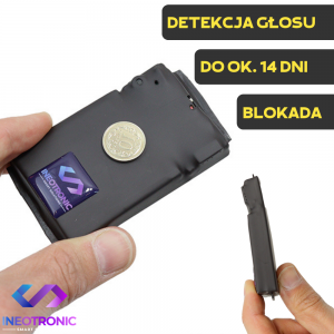 Profesjonalny dyktafon pluskwa MKX SET200V 16GB VOS z Detekcją Głosu (Blokada Odczytu Danych))