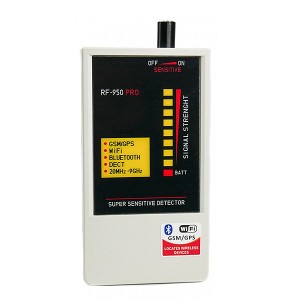 Wykrywacz podsłuchów RF950 PRO (pluskwy GSM, GPS, Wi-FI)