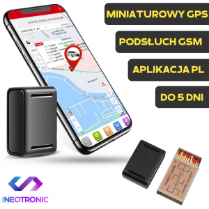 Mini Lokalizator GPS ML150 z Podsłuchem na żywo (Hermetyczny)