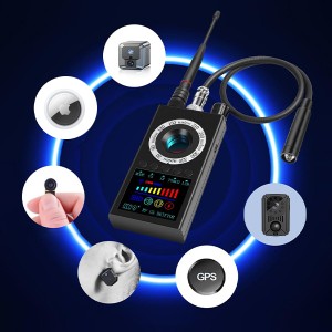 Wykrywacz kamer i podsłuchów K19+ (pluskwy GSM, GPS, Wi-FI, RF, IR)