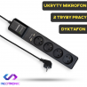 Listwa Przedłużacz Ukryty Dyktafon MBQ100 8GB ( Wersja Black )