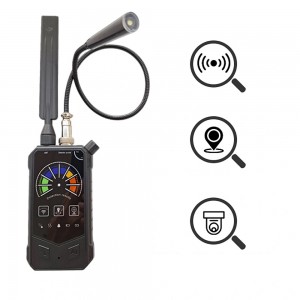 Wykrywacz podsłuchów i kamer DE012 (pluskwy GSM, GPS, Wi-Fi, RF, IR)