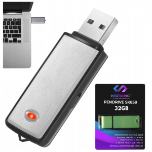 Dyktafon pendrive SK-858 32GB