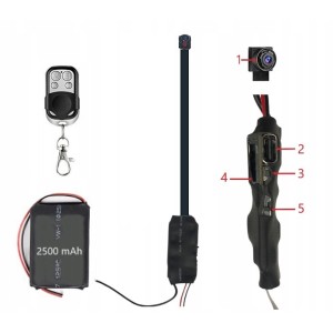 NX293 mini kamera do ukrycia na pilot HD (NX86)