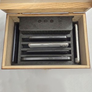 Profesjonalny Sejf Skrzynka Ultra soniczna KGA, Szkatułka blokująca nagrywanie i nasłuch GSM