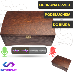 Profesjonalny Sejf Skrzynka Ultra soniczna KGA, Szkatułka blokująca nagrywanie i nasłuch GSM