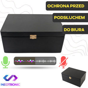 Profesjonalna Skrzynka Ultra soniczna Sejf KGA, Szkatułka blokująca nagrywanie i nasłuch GSM