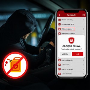 Funkcja odcięcia Paliwa
Lokalizator GPS MV710G 4G pod zasilanie do Samochodu, Motoru czy Łodzi (Z Odcięciem Paliwa)