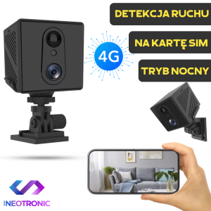 Kamera S10 4G Na Kartę SIM Detekcja Ruchu PIR oraz Tryb Nocny (Podgląd Online)