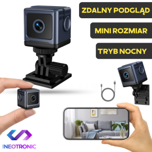 Mini Kamera W03 WI-FI (Podgląd Online i Tryb Nocny)