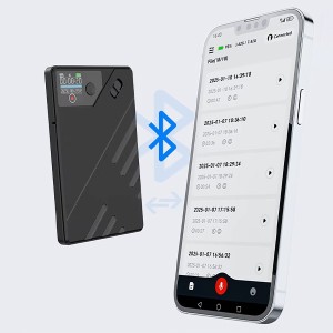 Dyktafon A5 AI 32GB (Aplikacja Bluetooth i Transkrypcja)