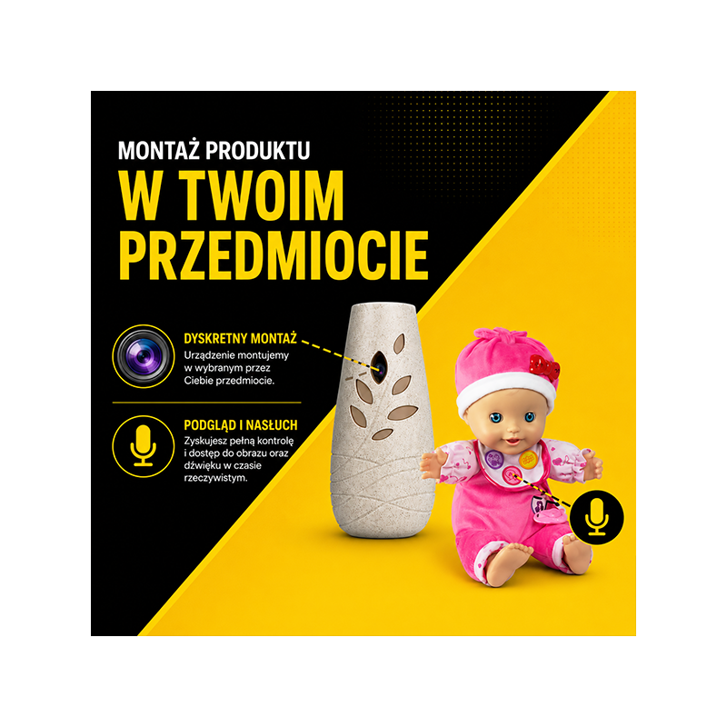 Kamera ukryta w twoim produkcie