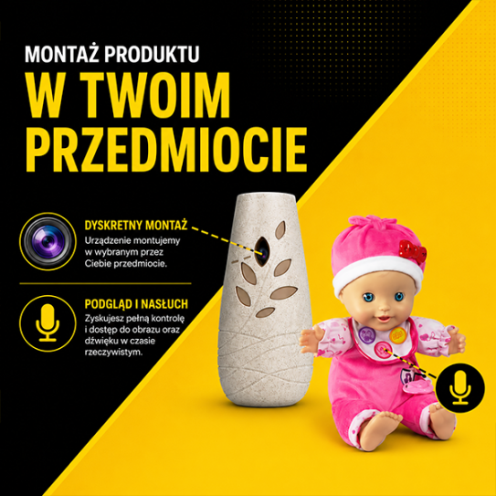 Kamera ukryta w twoim produkcie
