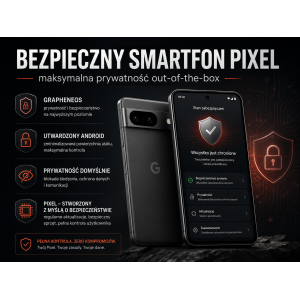 Bezpieczny Telefon Smartfon Google Pixel z Hardened Android — maksymalna prywatność out-of-the-box
