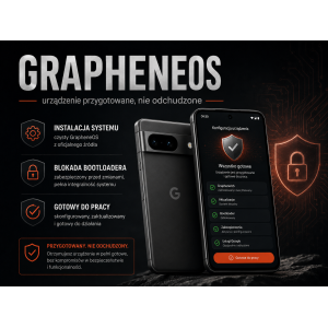 Bezpieczny Telefon Smartfon Google Pixel z Hardened Android — maksymalna prywatność out-of-the-box