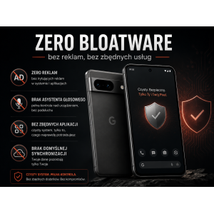 Bezpieczny Telefon Smartfon Google Pixel z Hardened Android — maksymalna prywatność out-of-the-box