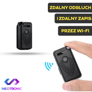 Dyktafon Podsłuch Zdalny WI-FI Online AR01 (Zapis i Odsłuch)