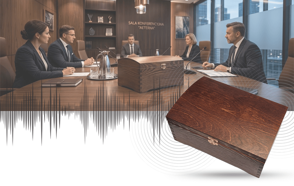 Profesjonalny Sejf Skrzynka Ultra soniczna KGA, Szkatułka blokująca nagrywanie i nasłuch GSM