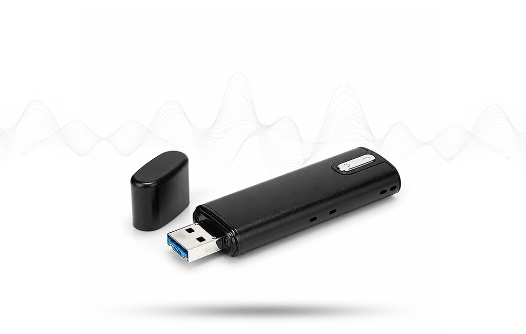 Dyktafon pendrive SET VX-74 8GB + VOS 2w1 OTG (60 godzin pracy)