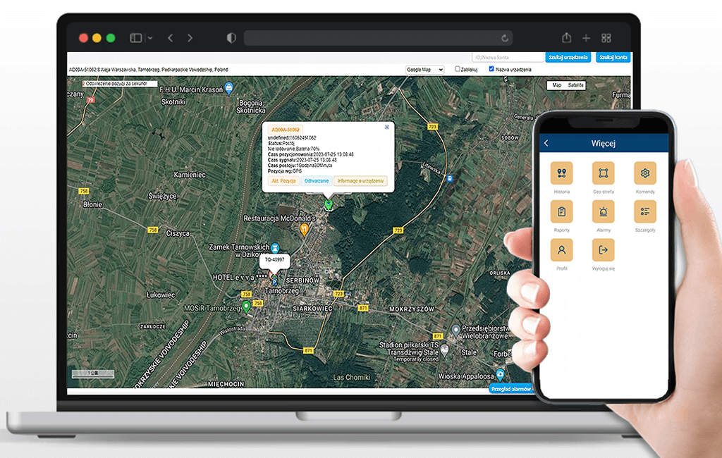 Lokalizator GPS Hermes H18 z Podsłuchem na żywo ( j. Polski)