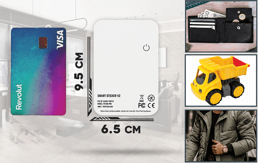 Lokalizator Naklejka PB708 PRO Typu TAG Bluetooth (Pełna Dyskrecja - Wersja 10 minut)