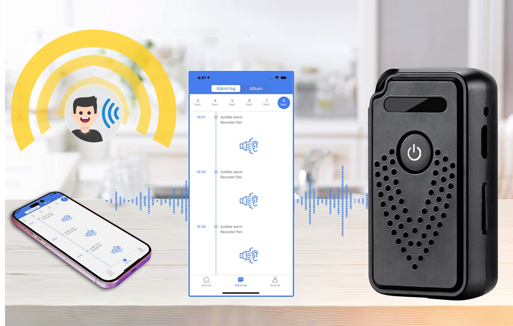 Dyktafon Podsłuch Zdalny Online Wi-Fi AR01 (Zapis i Odsłuch)