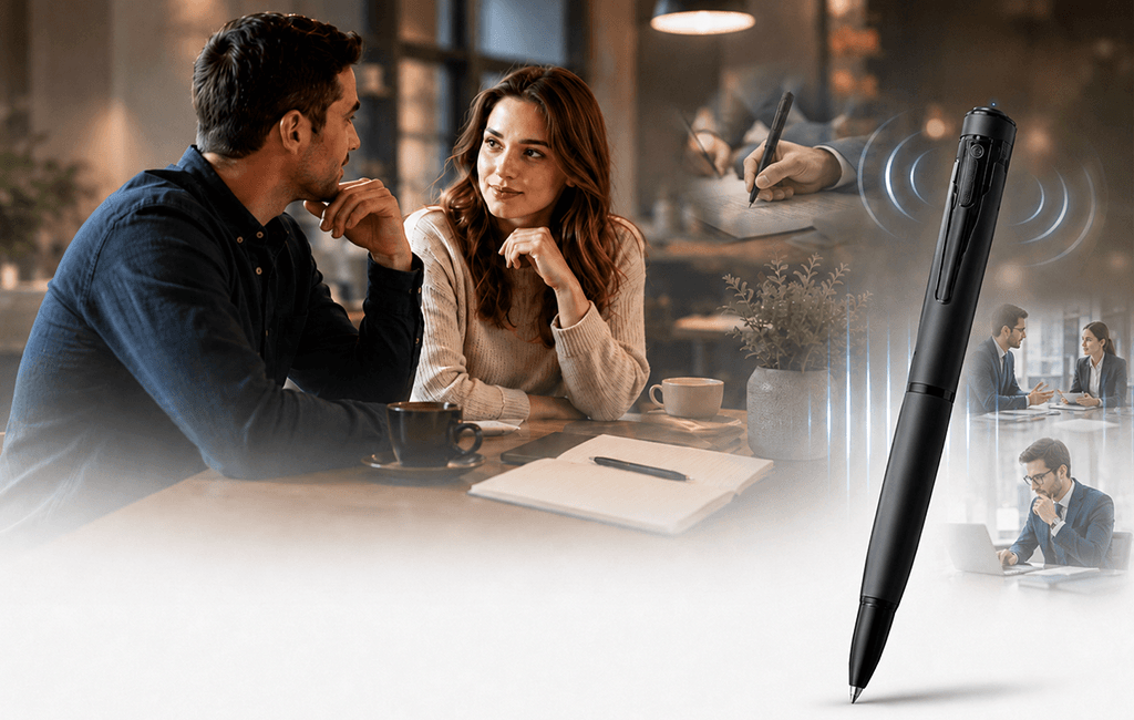 Elegancki Długopis Kamera W9 FULL HD