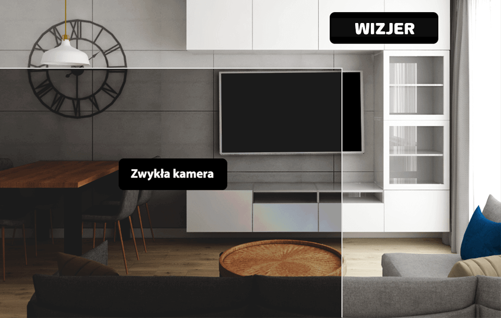 Wizjer Ukryta Kamera WI-FI IP618BW (Podgląd Online) Tuya