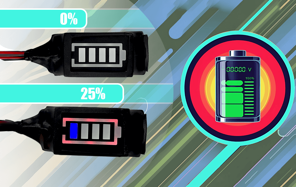 Ładowarka C1 do baterii kamer, dronów, RC + Bateria 5000 mAH