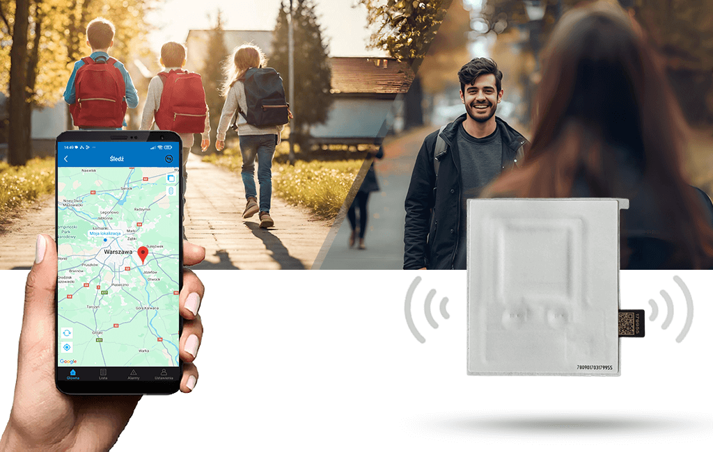 Lokalizator Naklejka MT780 Typu TAG Bluetooth (Pełna Dyskrecja)