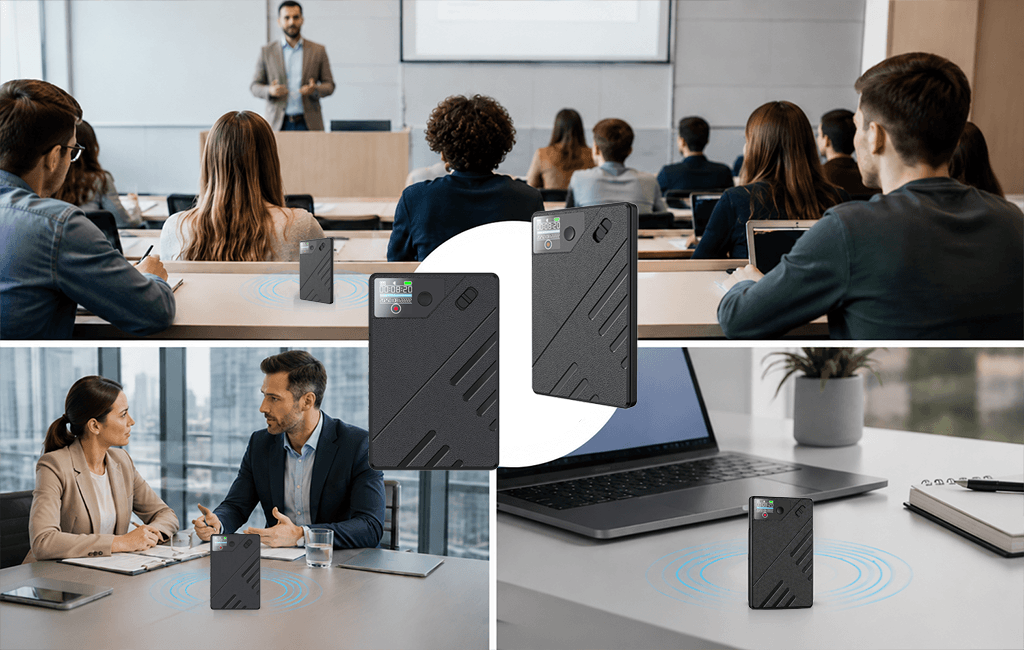 Dyktafon A5 AI 32GB (Aplikacja Bluetooth i Transkrypcja)