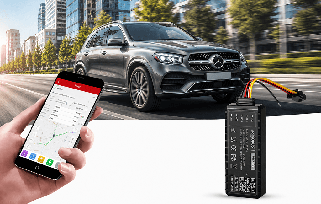Lokalizator GPS MV710G 4G pod zasilanie do Samochodu, Motoru czy Łodzi (Z Odcięciem Paliwa)